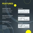 thumbnail image 3 of Scientific Calculator with Graphing Functions, Multiple Modes, 360 Functions, Large Screen, Intuitive Interface for Beginners, High School & Advanced Courses, TS-259, 3 of 6