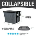 thumbnail image 3 of CleverMade 60 Can Party Tub, Insulated Leakproof Collapsible Beverage Cooler Bucket and Ice Chest for Backyard Parties, Tailgating and Home Entertaining, Charcoal, 3 of 7