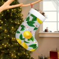thumbnail image 2 of Cauagu Lemon Seamless Pattern Oil Painting Effect for Christmas Stockings,1-Pack Large Xmas Stocking Holiday and Farmhouse Stocking Fit for Christmas Holiday Party Decoration(17.7*11 Inch), 2 of 7