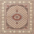 thumbnail image 1 of Ahgly Company Machine Washable Indoor Square Traditional Deep Peach Orange Area Rugs, 8' Square, 1 of 7