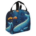 thumbnail image 2 of Easygdp Whimsical Underwater Fantasy Bolsa Térmica Premium - Tela Oxford Impermeable, Gran Capacidad, Bolsillo Frontal, Unisex para Trabajo, Escuela, Actividades al Aire Libre y Picnics, 2 of 8