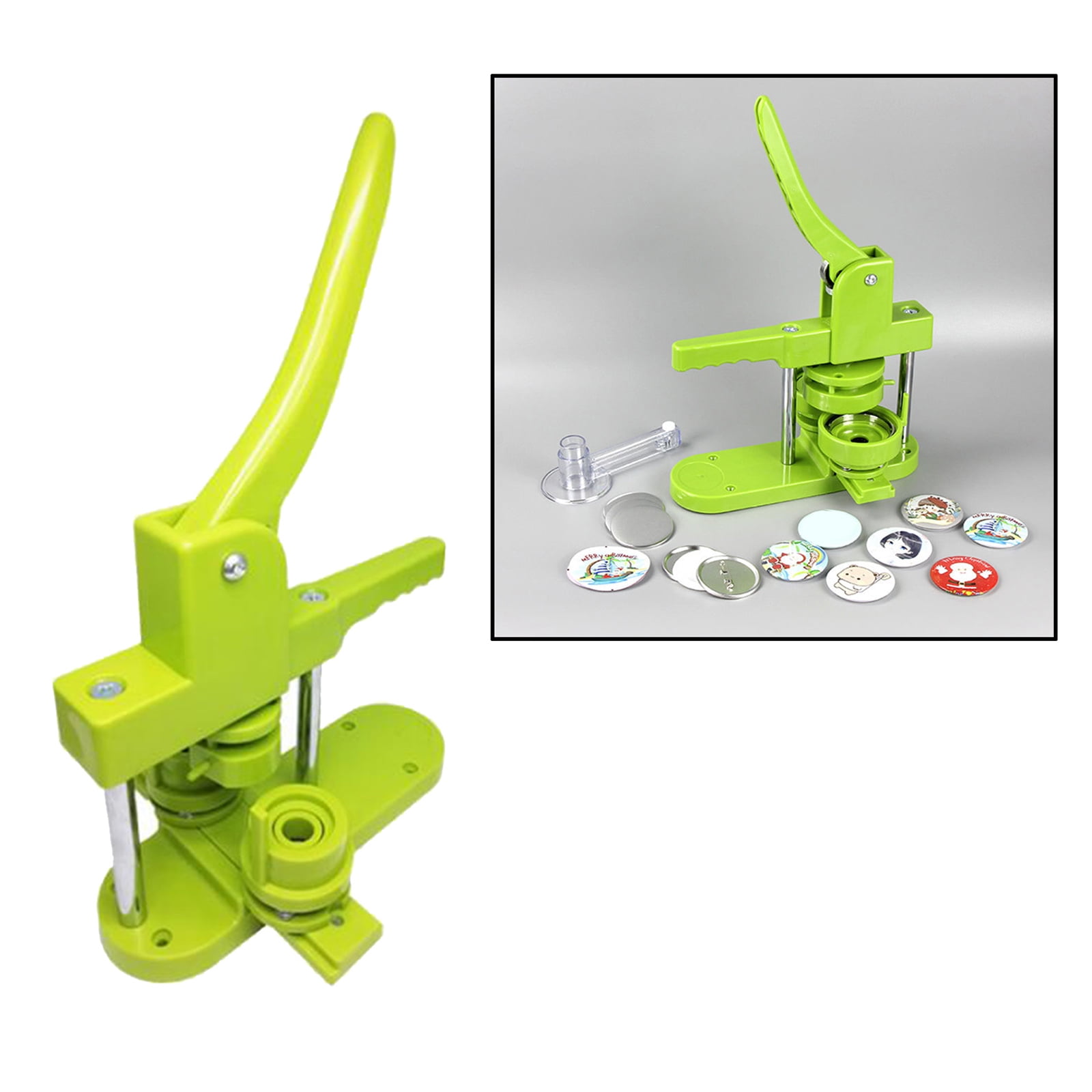 Button Maker Machine Pin Button Round Badge Punch Press Making 58mm