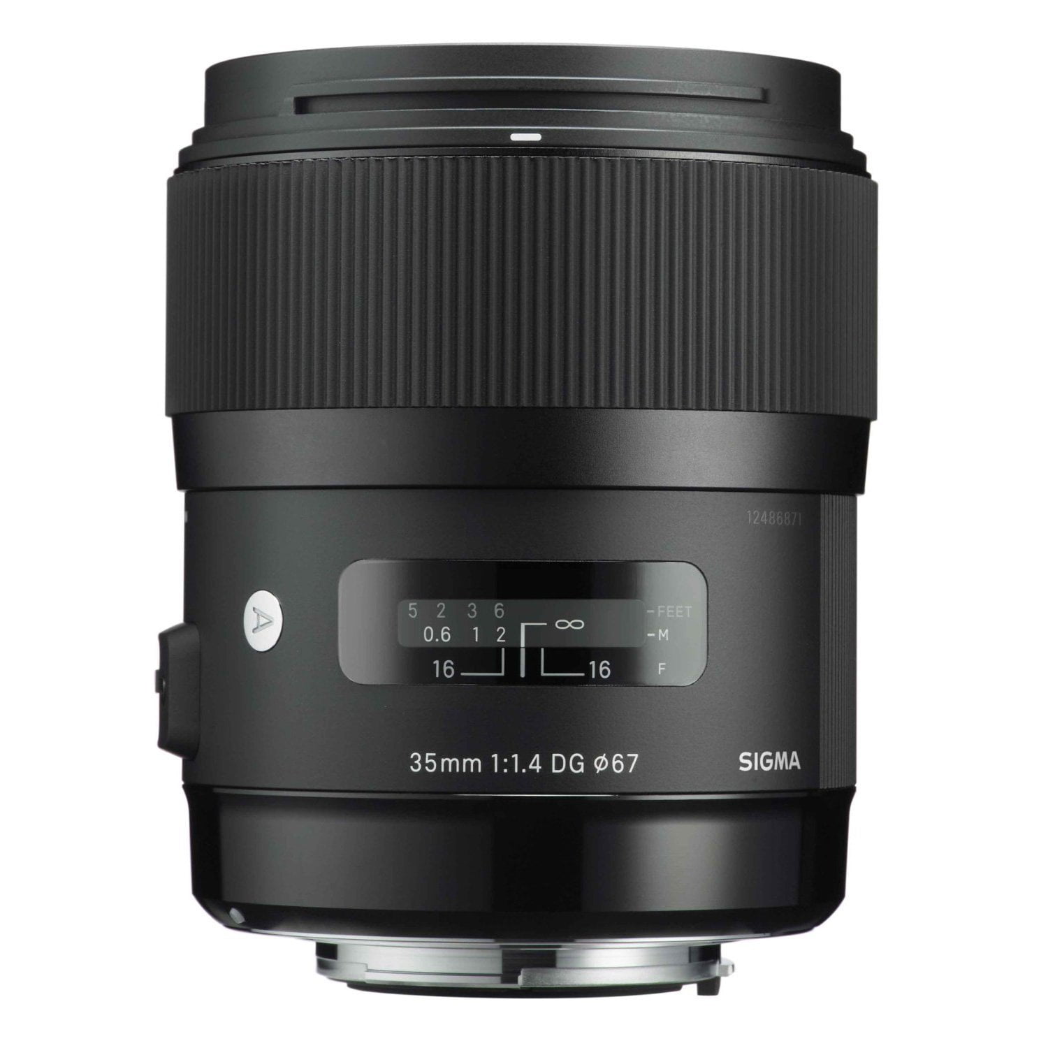 Sigma 35mm F1.4 DG HSM for Nikon (Black) - International Version (No Warranty) - Walmart.com