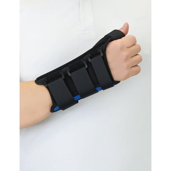 protect.Universal Wrist Thumb Brace, Size Standard, Black/Blue