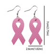 thumbnail image 3 of SUSHANG Earrings Breast Women'S Health Awareness Ribbon Leather Earrings Earrings Earrings Bowknot Earrings, 3 of 9