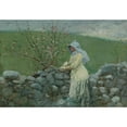 thumbnail image 2 of Winslow Homer 18x14 Black Ornate Wood Framed Double Matted Museum Art Print Titled - Peach Blossoms (1879), 2 of 5