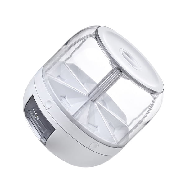 Cateissary Kitchen Rice Dispenser Countertop Food Storage Rotating Container Box 6-Grid Almacenamiento y organización del hogar