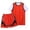 Red, variant on Gaexia Girls Training Sports Teamwear Outfit Set For Casual Summer Play Breathable Blend Wicking Elastic Waistband Shorts Pockets Comfort