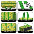 thumbnail image 3 of Teacher Tote Bag,Yellow Dinosaurs Plants Pattern Teacher Utility Tote Bag,Large Work Tote Bags for Women with Multiple Pockets,Top Zipper Closure,13.8x10.6x6.7 Inch, 3 of 5