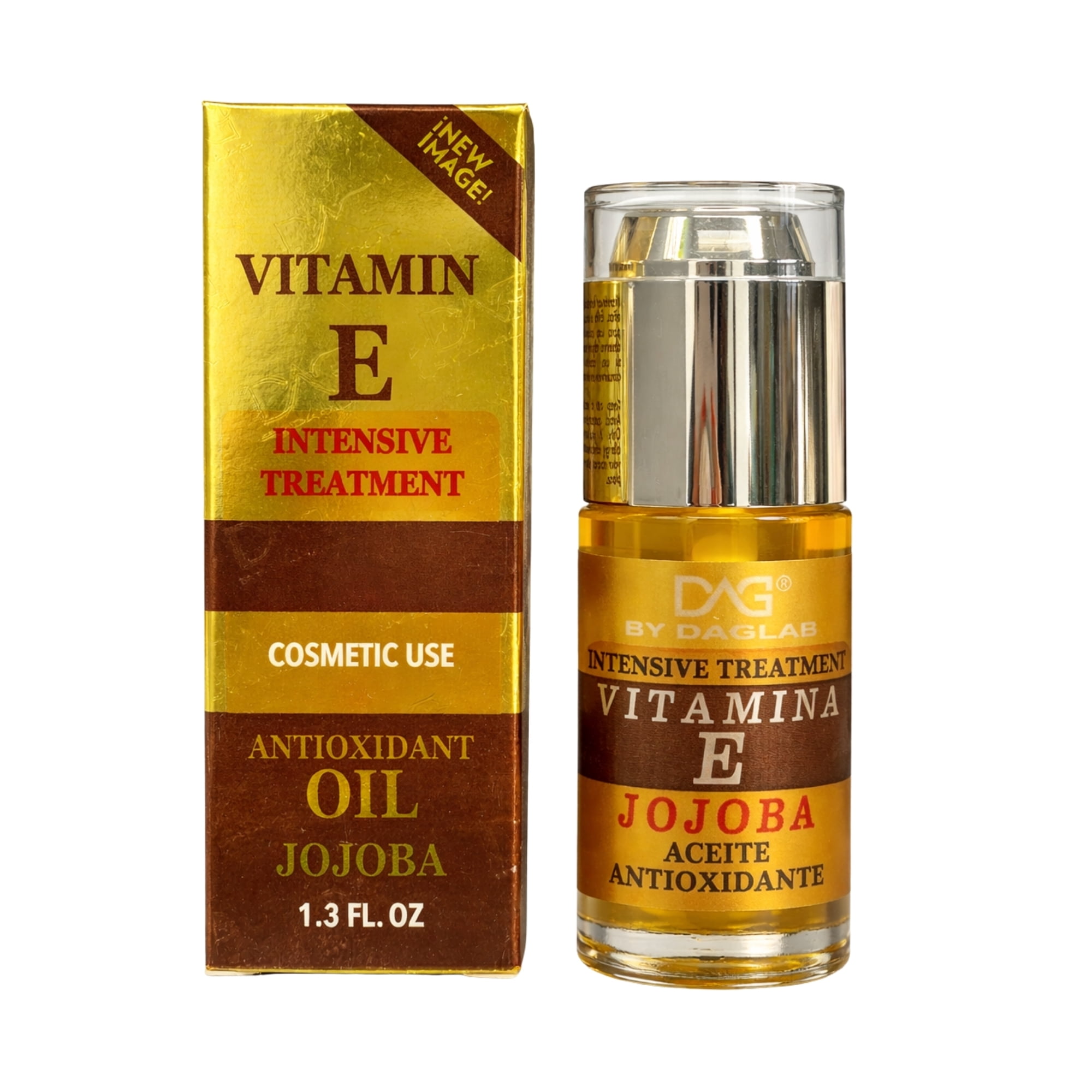 DAG by DAGLAB Vitamin E Face Oil with Jojoba, Lightweight Facial Oil, Hydrating Skin Care Oil for Daily Use, All Skin Types, 1.3 fl oz