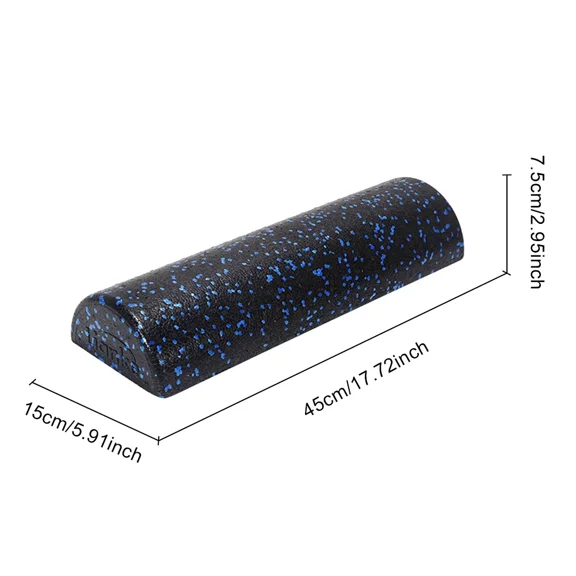 Yoga Massage Exercise Foam Roller EPP Half Round Balance Training Roller Portable Muscle Foam Roller for Pilates Bodybuilding