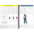 thumbnail image 5 of Babero holgado de mezclilla holgado para mujer, color negro desgastado, de la marca Overall Chouyatou, 5 of 5