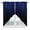 Blue, variant on Black White Kitchen Window Curtains, Swag Curtains Valance for Bedroom Living Room Bathroom, Modern Geometric Abstract Gradient Striped Rod Pocket Window Curtain Block Drapes 2 Panels 36"x36"