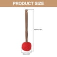 thumbnail image 2 of Uxcell Singing Bowl Mallet Strike Wool Red Sound Bowl Drum Stick for Meditation Yoga Relax Large, 2 of 4