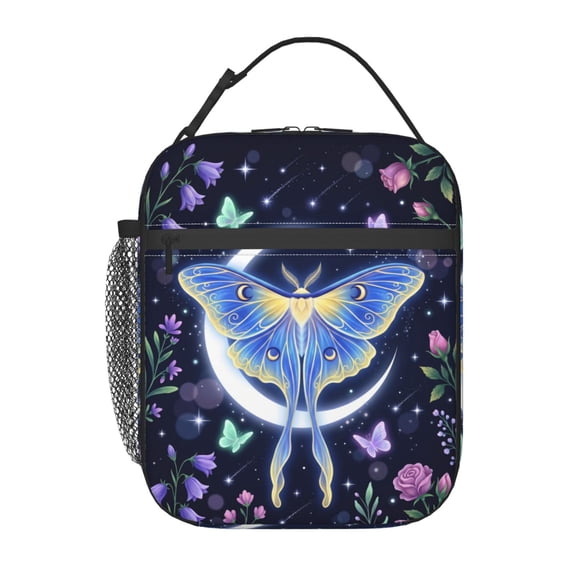 Butterflies Lunch Box For Women Men Reusable Insulated Lunch Bag Cooler Tote Bag For Work Picnic Office Travel Gifts
