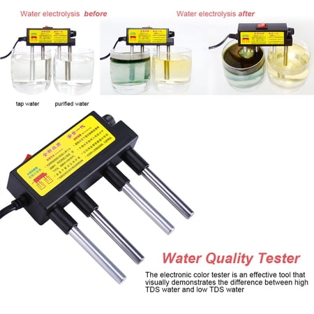Water Electrolyzer Testing Kit - Dual Electrode Electrolysis Tester For Classroom & Home Science Experiments | Compact Water Quality Demo