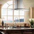 thumbnail image 5 of ZLINE 30 in. Island Mount Range Hood in Stainless Steel & Glass (GL5i-30), 5 of 5