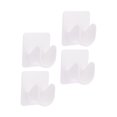 thumbnail image 3 of UPGRATOR 4 Pcs Supports de Tringle à Rideaux Robustes Blancs ABS pour Maison Dortoir, 3 of 7