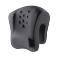thumbnail image 2 of Almohada cervical para silla de oficina con reposacabezas, almohada de escritorio para siestas, cojín de soporte cervical para sofá, avión, viajes, Gris oscuro, 2 of 8