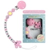 Tyry.hu Personalized Pacifier Clip with Name,Teething Beads for Baby Infant,Send Your Baby's Name to Start Customizing