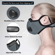 Mesh Face Mask with Activated Carbon Filters - Quick Shipping from USA