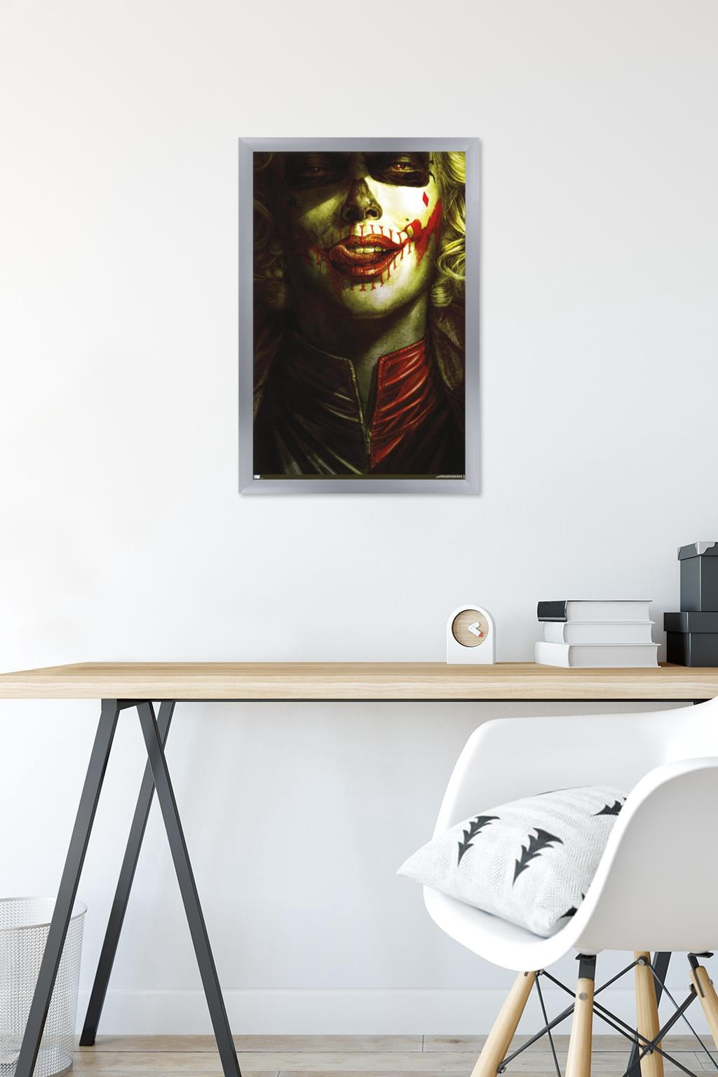 DC Comics - Harley Quinn - Batman: Damned Wall Poster, 14.725" x 22.375" Framed