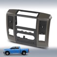 thumbnail image 2 of Dash Radio Bezel Climate Trim Panel Vent Fit For 2009-2012 Dodge Ram 1500 2500, 2 of 11