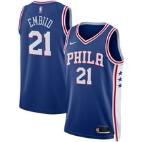 Unisex Nike Joel Embiid Royal Philadelphia 76ers Swingman Jersey - Icon Edition