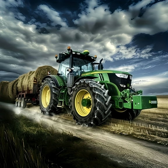 BYGFHLYW Diamond Art Painting Kits for Adults,Harvester 5D Diamond Painting Dots Art Kits for Adults Beginner, Home Wall Decor 14x 14 in