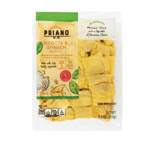Priano Ricotta & Spinach Ravioli 2-Pack Pasta