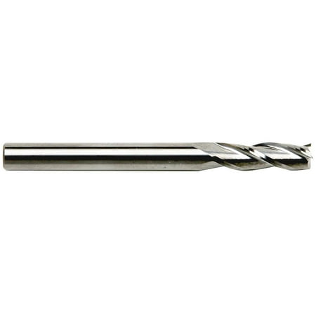 

GS Tooling 101088 3/16 Diameter x 3/16 Shank 3-Flute Regular Length Blue Series Carbide End Mill