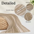 thumbnail image 3 of Brown Body Pillow Covers 20"x54", Vintage Modern Abstract Art Ombre Soft Brushed Microfiber Breathable Throw Pillow Covers, Pillowcase with Zipper for Couch Sofa Bedroom Living Room, 3 of 9