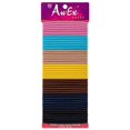 thumbnail image 1 of AwEx Gomas para el cabello para cabello grueso, rizado y ondulado, 50 elásticos de colores mezclados, 4 mm de grosor, 170 mm de largo, sin bandas metálicas para el cabello para mujeres, 1 of 5
