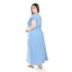 thumbnail image 3 of Maxi vestido de algodon Roman Fashion /Tallas Extras, 4365 (Azul claro) azul 38, 3 of 6