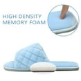 thumbnail image 3 of LORDFON Open Toe Womens Slippers Slip-On House Slippers with Memory Foam, 3 of 7