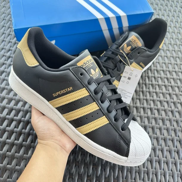 Adi - das Superstar Black Magic Beige Men's Athletic Shoes HP5498 Size 11
