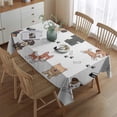 thumbnail image 2 of Cute Dogs Rectangle Tablecloth 60"x84",Waterproof Polyester Rectangle Table Cloth, Wipeable Spillproof Polyester Tablecloth for Dining, Camping, Indoor and Outdoor, 2 of 5