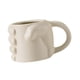 thumbnail image 5 of Taza de café en forma de puño Beber Bothing Ceramic 300 ml de 10 de cumpleaños Regalo navideño para hombres y mujeres Taza de té moderna de café Beige, 5 of 8
