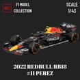 thumbnail image 1 of Bburago-modelo de coche F1 2022, réplica a escala 1:43, Red Bull Racing, Mercedes Ferrari, fundido a presión, decoración de la habitación de los niños, juguetes de regalo de Navidad Fivean unisex, 1 of 2