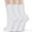 04 White*3, variant on Yoga Non Slip Socks 3 Pairs Pilates Socks with Grip Women Grip Socks for Ballet Barre Home Workout Hospital Size 5-10