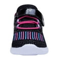 thumbnail image 2 of NEWMALL Toddler Kids Shoes Girls Casual Sport Sneakers(12 Little Kid,Black Fuchsia), 2 of 7