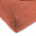 thumbnail image 5 of Jordan Manufacturing 3-Piece Tory Sunset Orange Solid Outdoor Cushion Set with 2 Wicker Chair Cushions and 1 Wicker Bench Cushion, 5 of 11