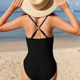 thumbnail image 5 of Girls Swimsuits Cut Out 1 Piece Bathing Suit Quick Dry Beach Swimwear with Adjustable Straps Tween Bathing Suit Girl 10-11 Years, 5 of 7