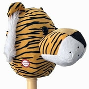 Ponyland Orange Tiger Animal Music Stick W/ Colorful Soft Plush Animal Head, Kids Ages 3+