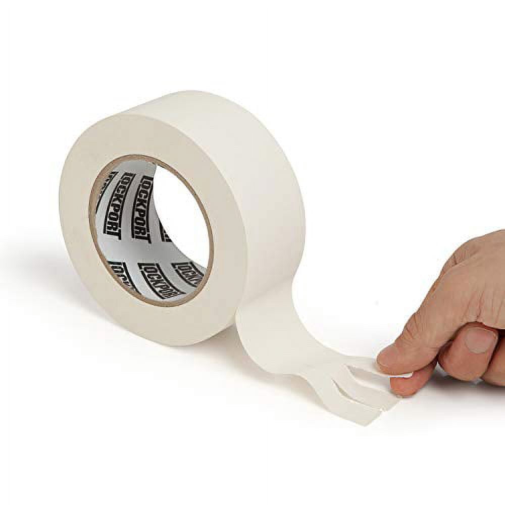 Lockport Waterproof Gaffer Tape, White, 2 Pack, 2'' x 30 Yard