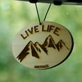 thumbnail image 3 of Arotags Wooden Car Air Fresheners - Long Lasting Backwoods Birch Scent Diffuses for 365+ Days - Includes Mountain Adventurer Hanging Mirror Diffuser and Fragrance Oil - 100% American Made, 3 of 9