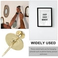 thumbnail image 3 of ROSENICE Heavy Duty Push Pin Picture Hanging Push Pins Golden Zinc Alloy 20Pack, 3 of 8