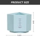 thumbnail image 2 of Organizador giratorio de suministros de arte, portalápices con 6 compartimentos, organizador de útiles escolaresazul, 2 of 5