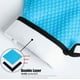 thumbnail image 3 of Guantes para horno NQ de silicona y algodón color azul claro impermeables y Resistentes al calor, 3 of 5