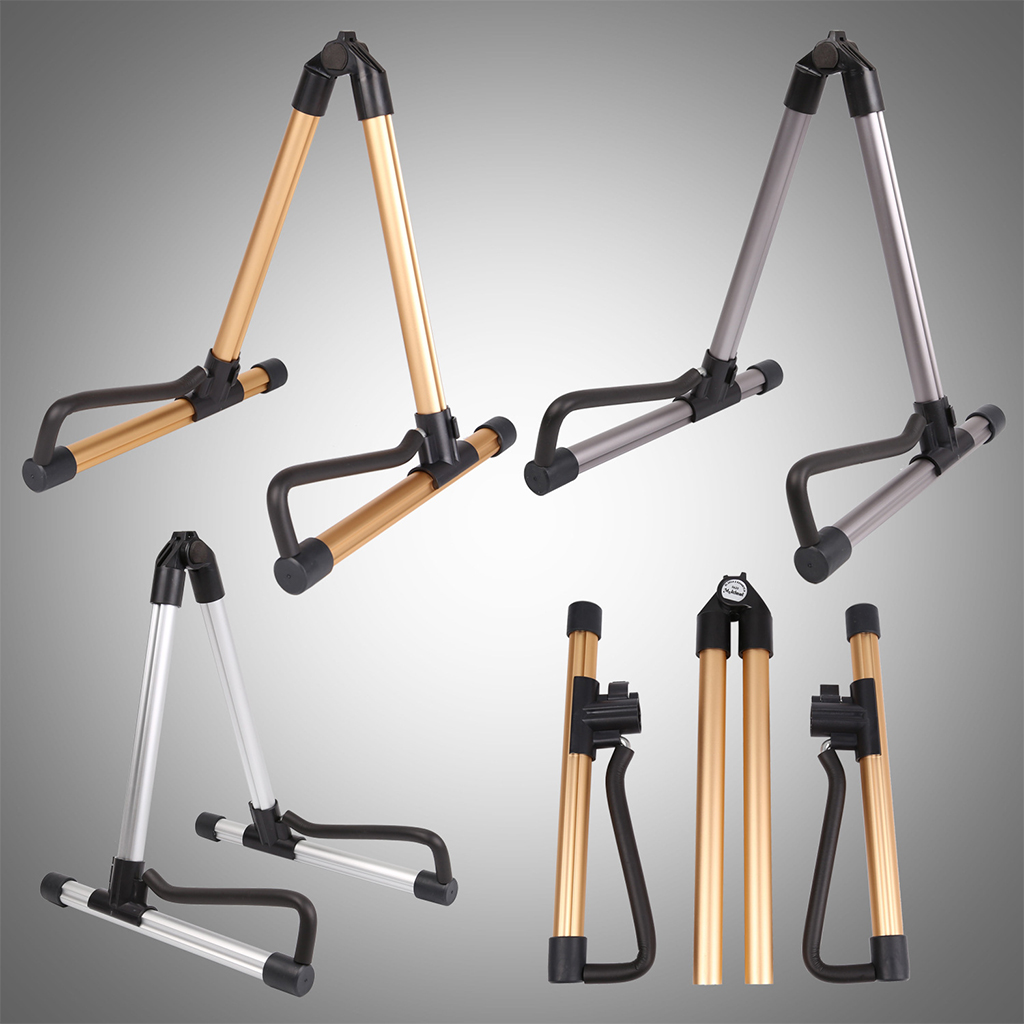 Premium Guitar A-Frame Stand for Electronic Acoustic Guitar Bass Ukulele Violin
